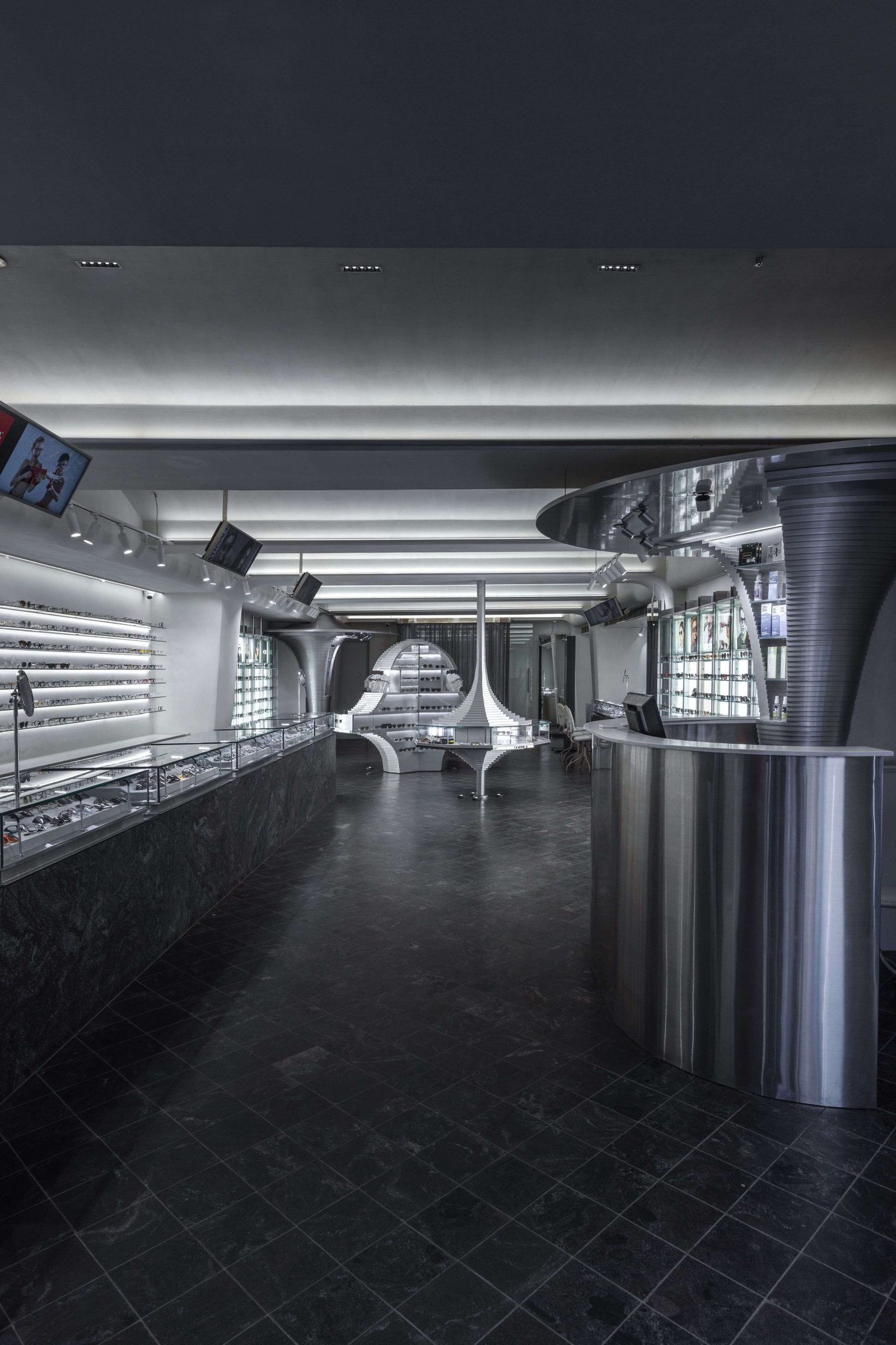 Stainless steel takes centrestage at RKumar Opticians’ new store ...