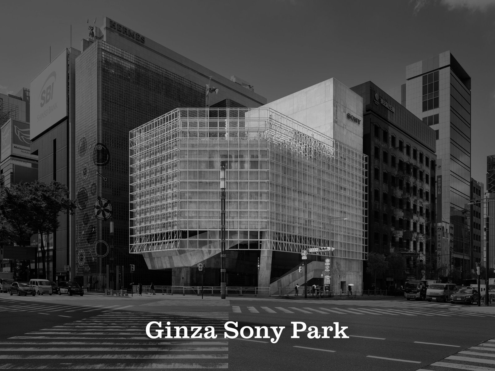 Ginza Sony Park Displays Innovative Stainless Steel Design, 