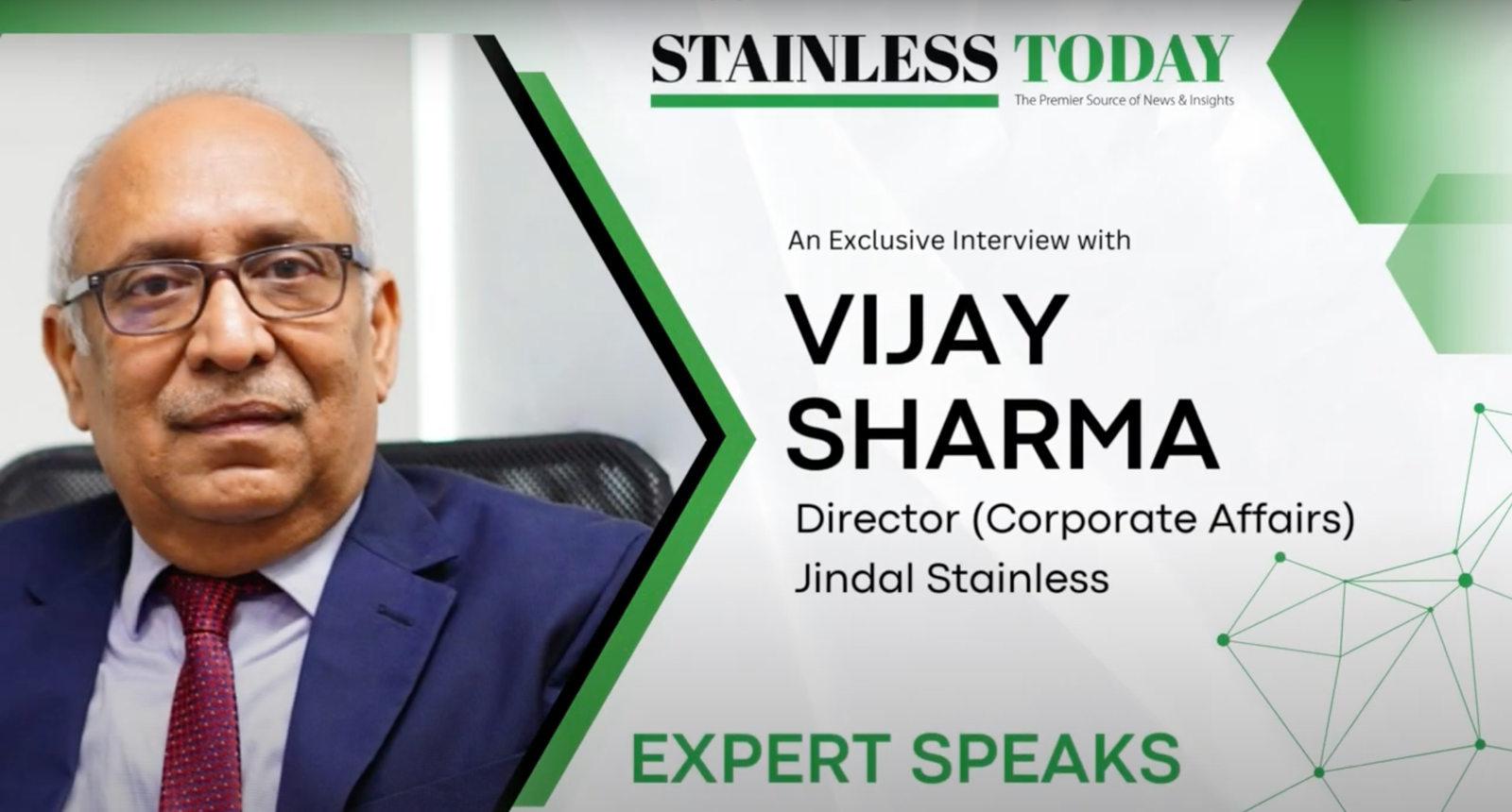 We don’t try to disturb the international market; we try to be their solution providers,” says Vijay Sharma, 